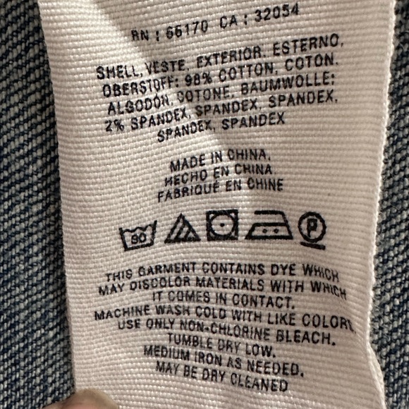 Anthropologie Pilcro And The Letterpress Cotton Stretch Denim Jean Jacket - Picture 12 of 12